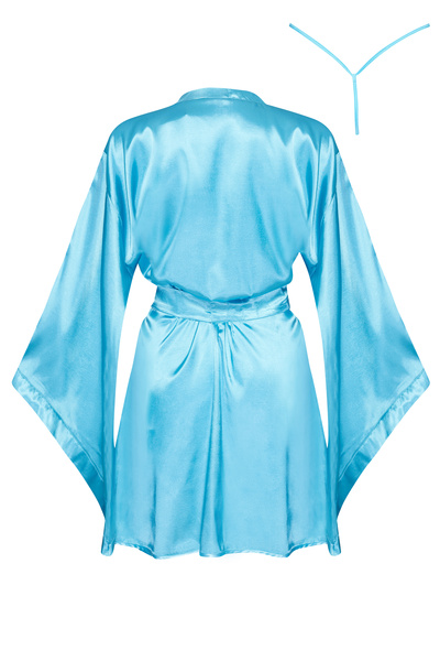 Samira peignoir turquoise